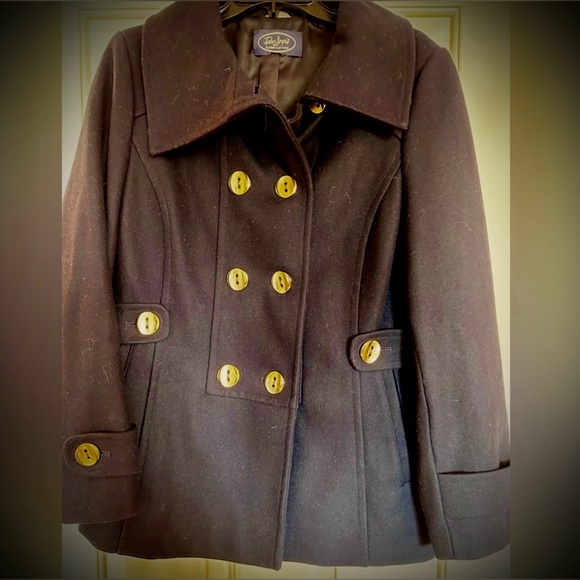 GORGEOUS wool navy jacket - Picture 1 of 9